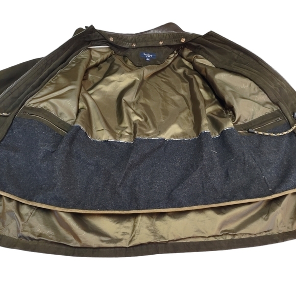 Turnbury Microsuede Anorak Men's Removable Liner Leather Collar Jacket Coat Sz M - Picture 7 of 13